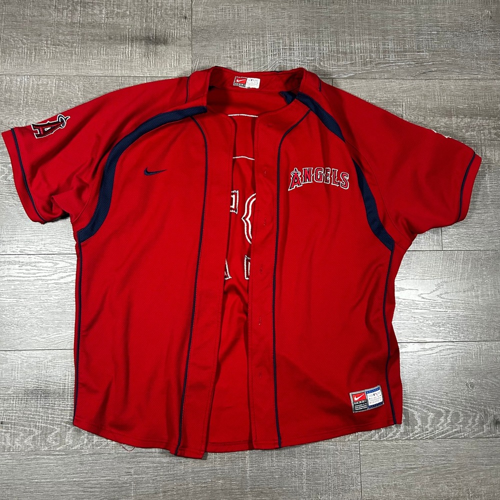 Los Angeles Angels Nike Authentic Baseball Jersey Vladimir Guerrero 27 Red